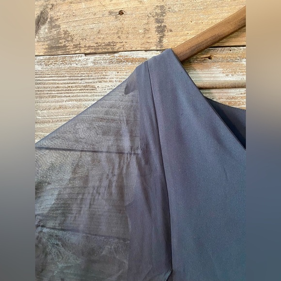 TOM & LINDA PLATT-Chiffon Sleeve Butterfly Dress - Picture 3 of 6